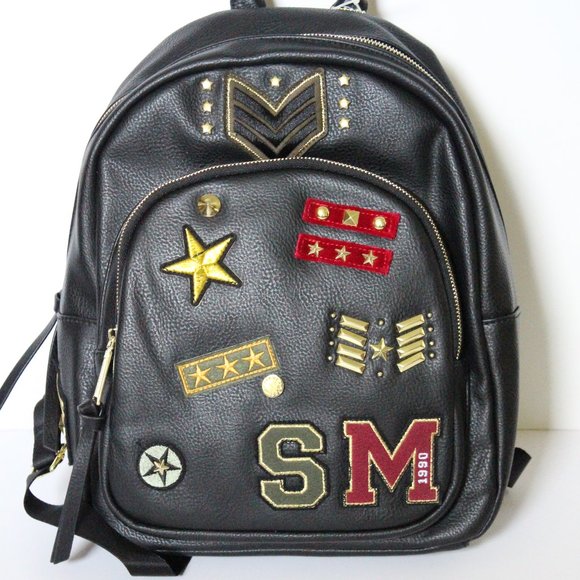 NWT Steve Madden Black Backpack - Picture 1 of 8
